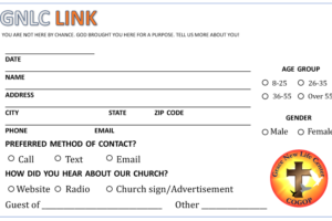 Grace New Life Center Link Card